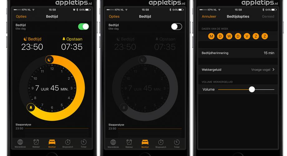 Bedtijd iPhone
