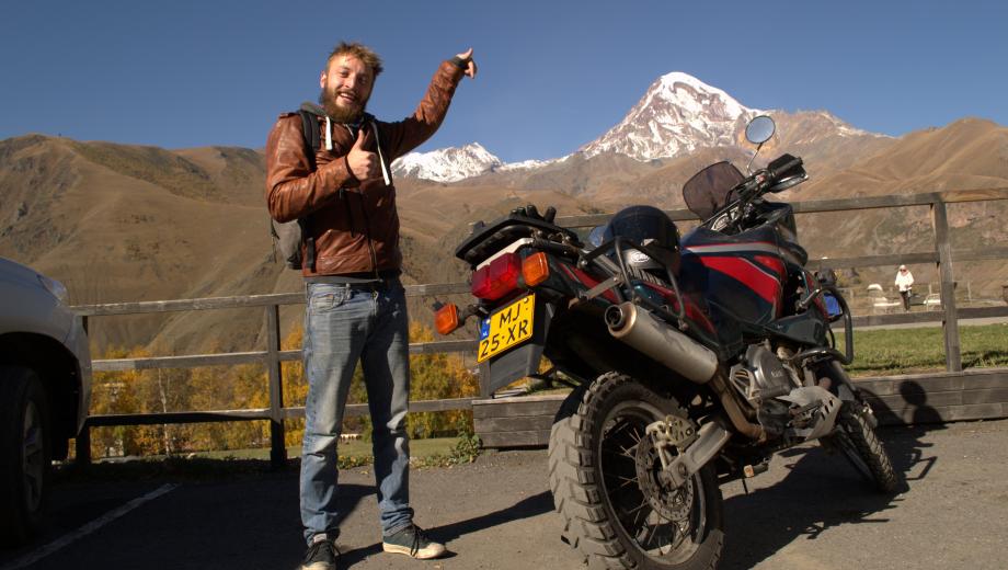 Evert heeft een eigen bedrijf in motoren